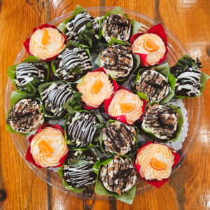 Luxury Flavours Cupcake Tray (an assortment of flavoured cupcakes including skor, creamsicle & death by chocolate)