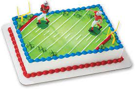 Boy's Sports Football Theme Cake