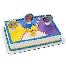 Cartoon Pokemon Pikachu Theme Cake
