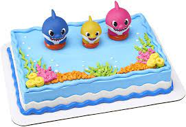 Baby Shark Theme Cake