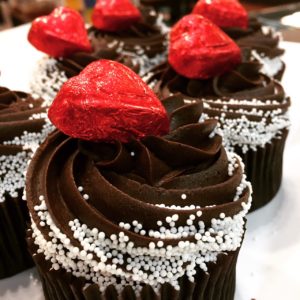 Valentine's Chocolate Cupcakes 6 Pack